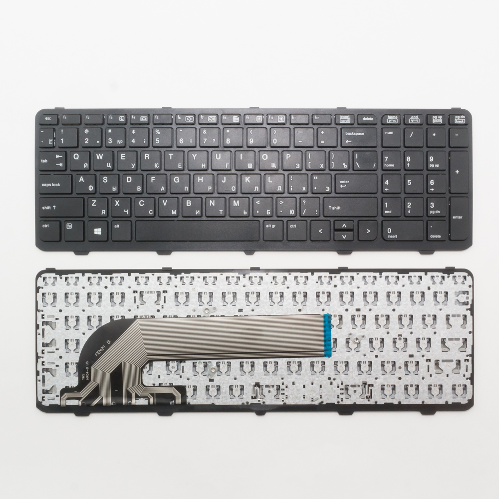 Клавиатура для ноутбука HP 450 G1, 455 G1, 470 G1 черная с рамкой