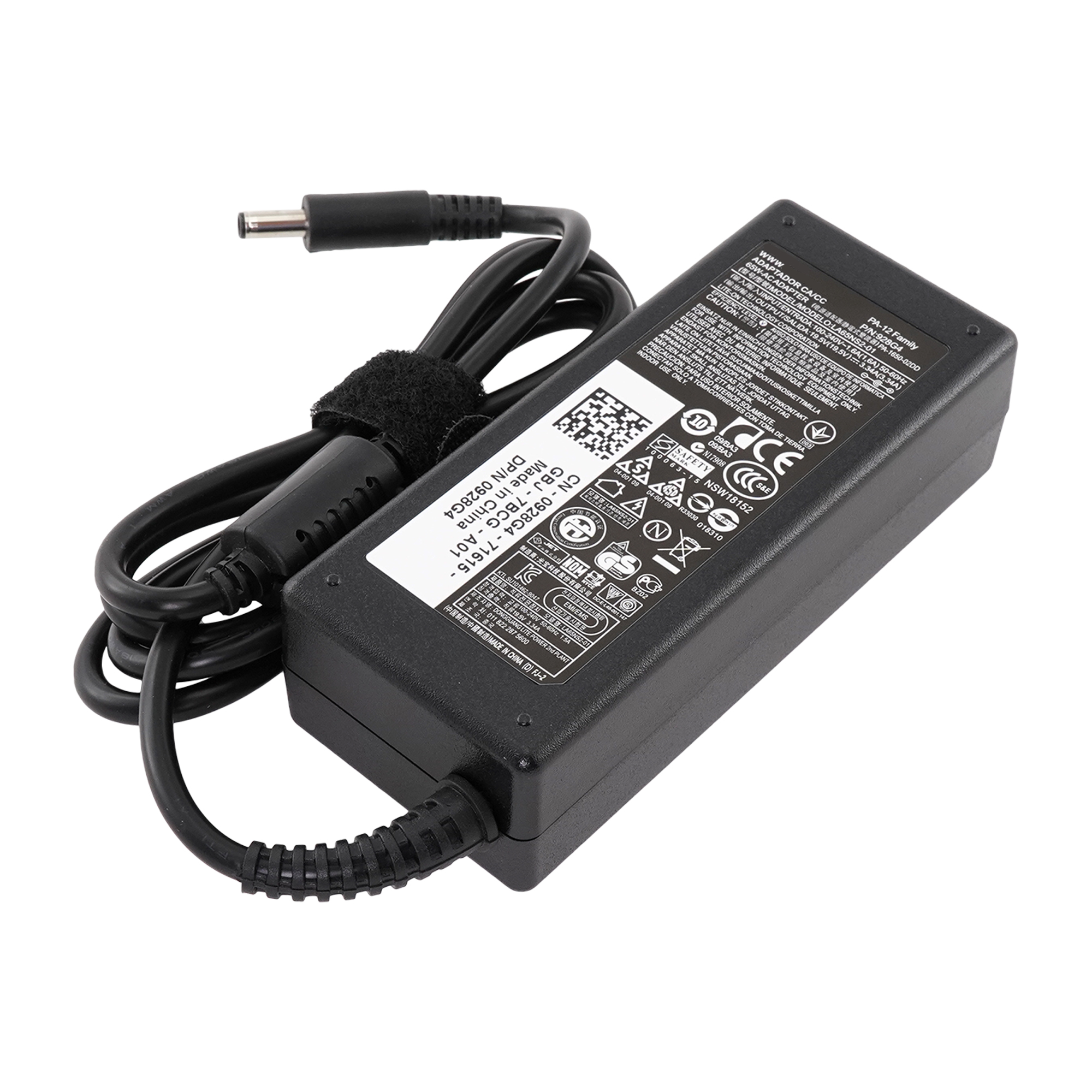 OEM зарядка для ноутбука Dell 19.5V 3.34A (65W) 4.5x3.0мм с иглой